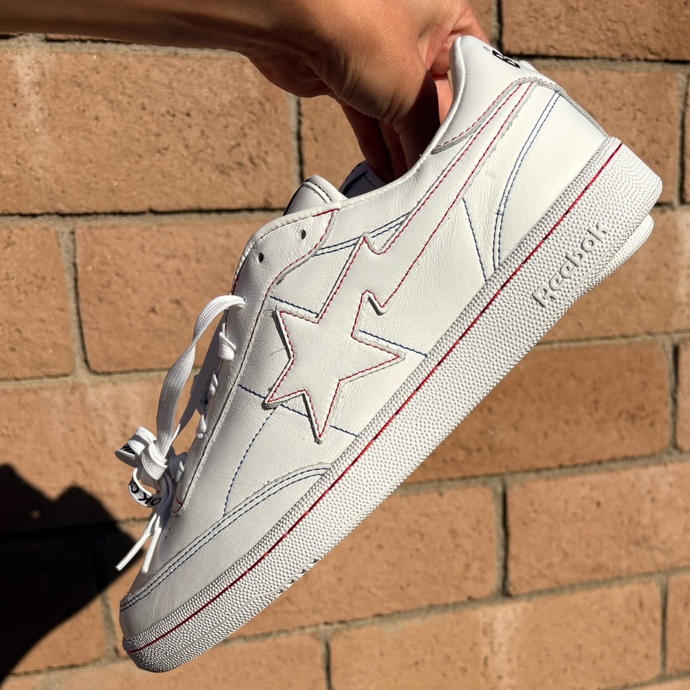 Size 13 - A Bathing Ape BAPE x
Reebok Club C 85 Bapesta Q47367
Brand New